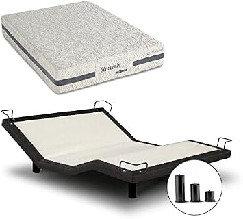 iDealBed Heavenly Hybrid Mattress Reverie 5I Adjustable Bed Set, Wireless, Massage, Zero Gravity, Anti Snore, Queen