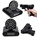 EC VISION Lock N' Load Gun Alarm Clock Target Alarm Clock Creative Clock （Black）