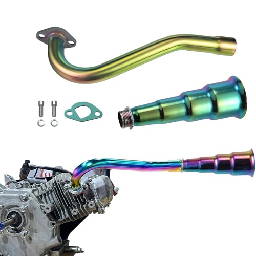 Exhaust Trumpet Header Pipe for Predator 196cc 212cc GX160 GX200