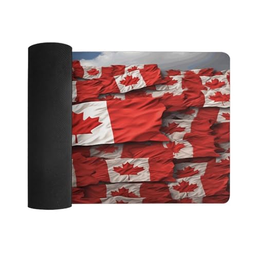 Tapete para escritorio bandera canadiense 30x60cm miniatura 3
