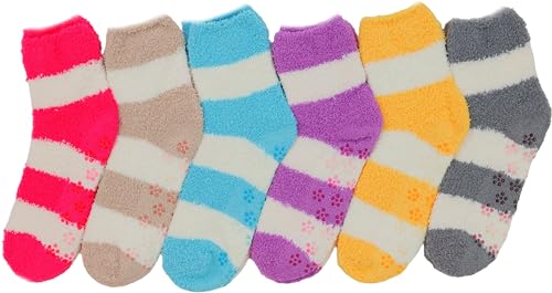 Image of ToBeInStyle Women's Pack of 6 Assorted Style Winter Socks