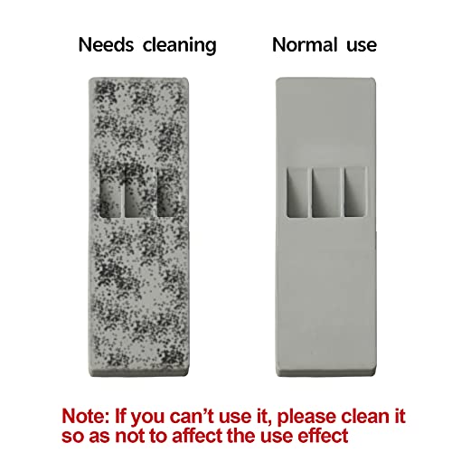 3 Pack Door Stopper Rubber Door Stop, Door Wedge Stopper Floor Works on Multi Floor Surfaces, Door Security and Door Jammer Suitable for Door Bottom Clearance Within 0.8\", Stop with Door Holder