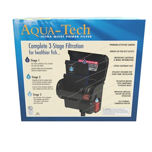 Image of Aqua-Tech Ultra Quiet Power Filter, For Aquariums 20-40 Gallons