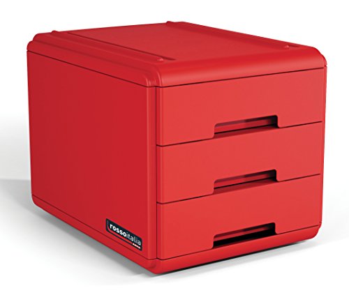 Arda 19p3prir Mini cajonera, rojo