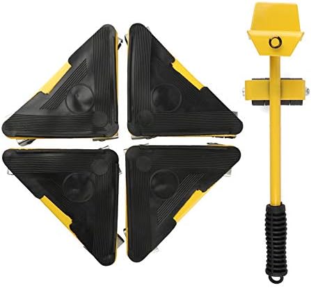 Heavy Furniture Moving Dollies Moving Sliders 5 Packs, Lifter Easy Mover Tool Set,B