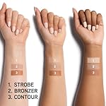 Physicians Formula Bronze Booster Highlight & Contour Palette with Brush, Blendable & Buildable Finish - Matte Sculpting - Image 4