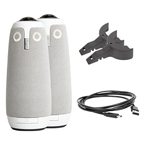 2 Meeting Owl 3s (Next Generation) 360-Degree, 1080p HD Smart Video Conference Camera, Microphone, and Speaker (Wireless Pairing to Support Larger Meeting Spaces) Cover