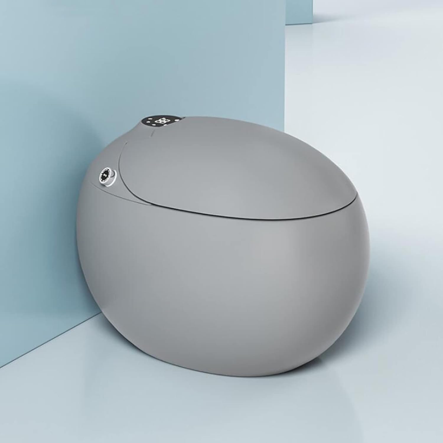 Smart Toilet One Piece Smart Bidet Toilet, EggShaped Ceramic Toilet