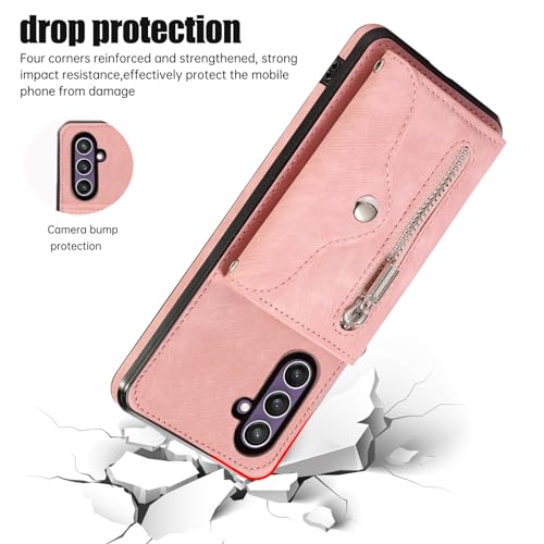 Coque pour Samsung S23 FE ajustement précis et découpes parfaites or rose - 7