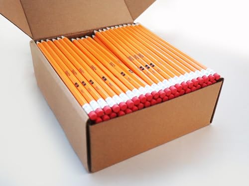 Crayons jaunes #2 HB pré-aiguisés indispensables pour la rentrée des classes