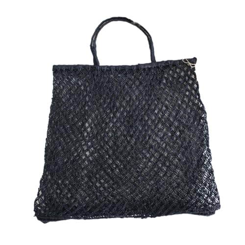 Sac de plage en raphia filet fait main modèle LIA d'été