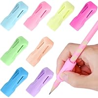 Tumurup 8 Stück Schreibhilfe für Stift Kinder - Stifthalter Kinder Hilfe Schreibhilfe Stifthaltung Silikon Ergonomische Stift Hilfe Rechtshänder oder Linkshänder