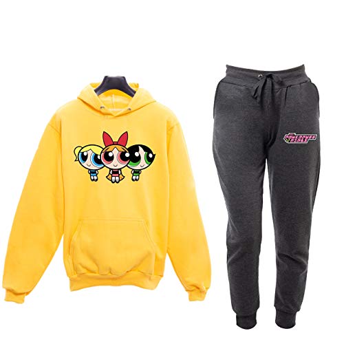 Kit Casaco Blusa Moletom Canguru Feminino Meninas Super Poderosas + Calça The Powerpuff Girls (Amare
