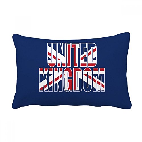 Coussin drapeau Royaume-Uni 40x60 cm oreiller de canapé multicolore - 2