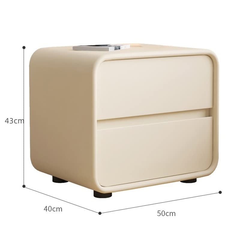 Pimex Side Table Living Room Small Bedside Night Table Multifunction Nightstand Bedside Table Furniture (Color : Black-Soul Eater1, Size : 50 * 40 * 43cm)