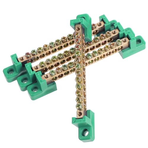 Barra colectora de cobre premium para circuitos y tableros profesionales, 4 uds