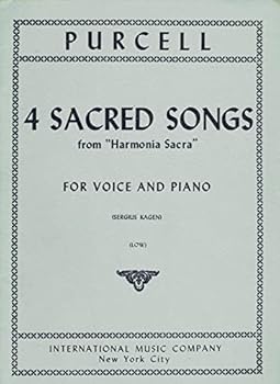 4 Sacred Songs From Harmonia Sacra (For Low Voice and Piano) Arranged By Sergius Kagen