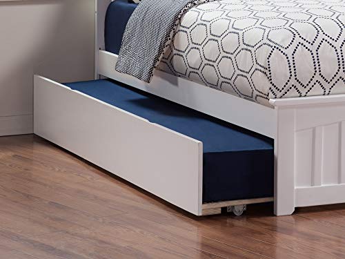 Afi Urban Trundle Bed, Full, White #TOP1