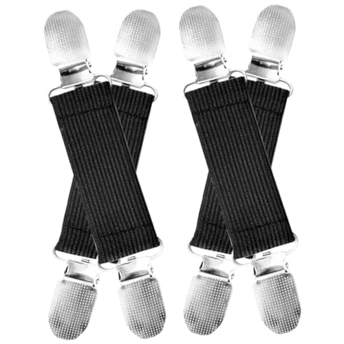 4Pcs Winter Glove Clips Nonslip Mittens Clips Elastic Band Holders for Boys Durable Easy to Use Lost Accessories