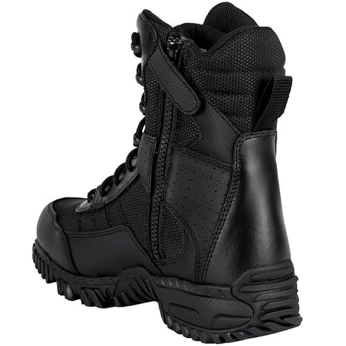 Image of Altama Unisex Vengeance SR 8 inch Side-Zip Lightweight Leather Boots | Full Grain, Textile Lining & Gusseted Tongue