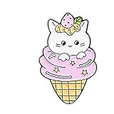 MATERIAL - Süße Broschennadeln sind aus Zinklegierung, leicht, tragbar und langlebig für langes Tragen