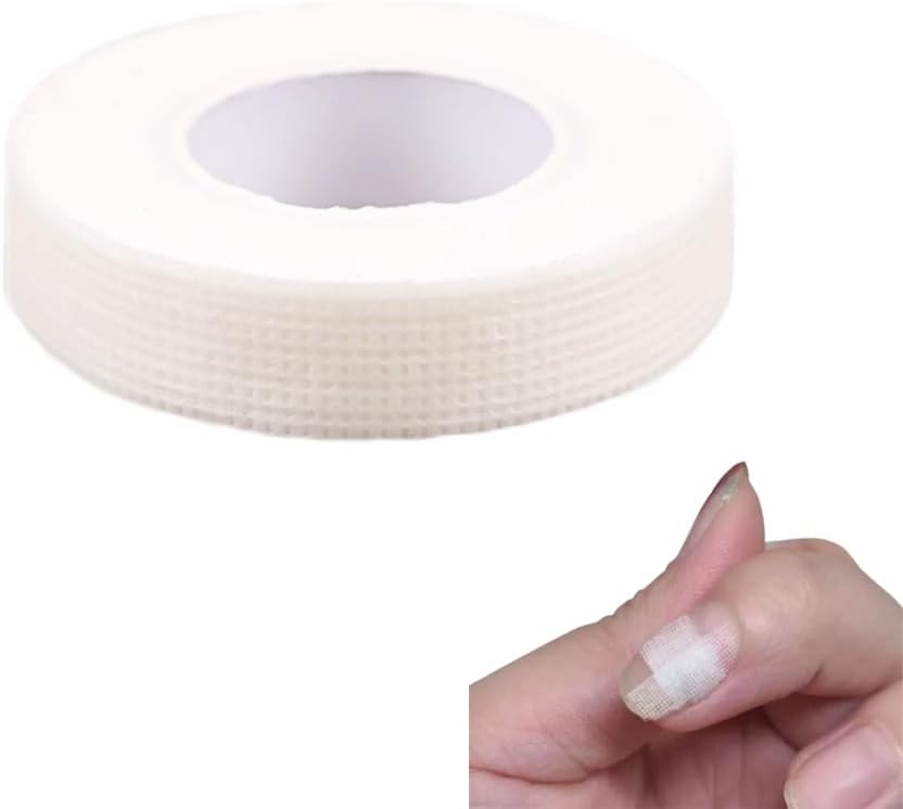 Nail Repair Wrap Fabric Instant Reinforce Repair Bandage Tape Protector Self Adhesive Nail Wrap for Nail Repair Kit Broken Cracked Split Nails UV Gel Acrylic Nail Art Extension Manicure Tool