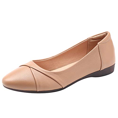 Amropi Donna Pieghe Punta Chiusa Scivolare su