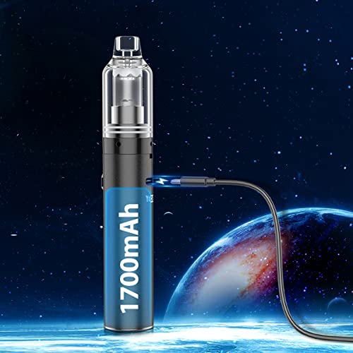 Vaporizer-Vape-Pen-Orbit-Wax-Kit-1700mAh-Coil-Less-Quartz-Cup-10S-Per-Heat-Rechargeable-Vape-Pen-BlackNo-Nicotine