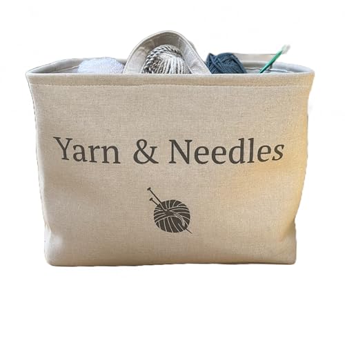 Yarn and Needles Large Tote basket for all your sewing...