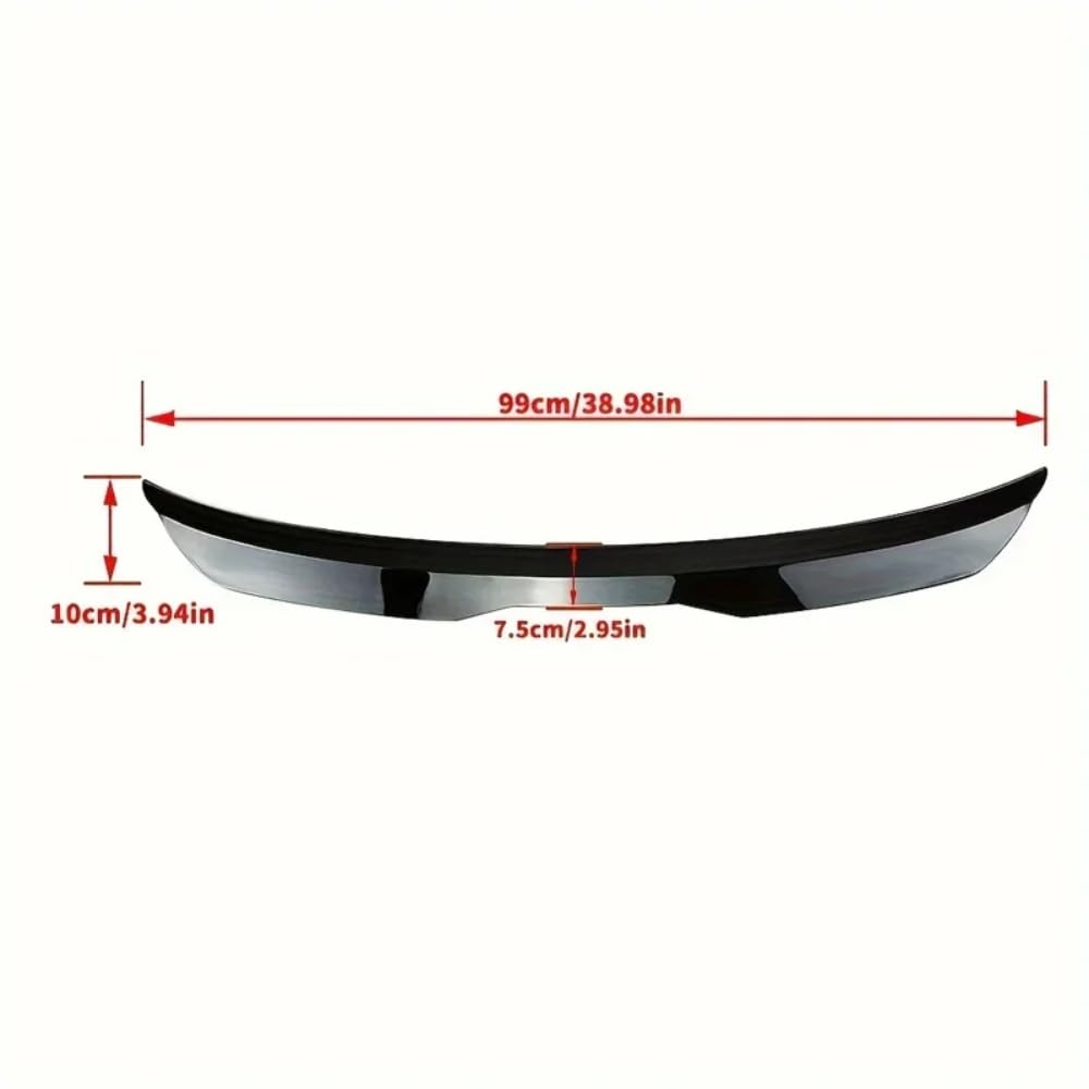 Spoiler Posteriori Tetto Posteriore ABS,per Ford Fiesta 2002-2026