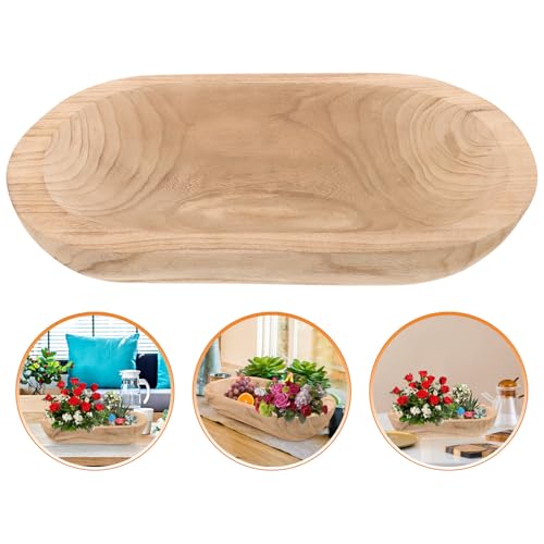 Bol décoratif en bois artisanal élégant pour centre de table raffiné - 8