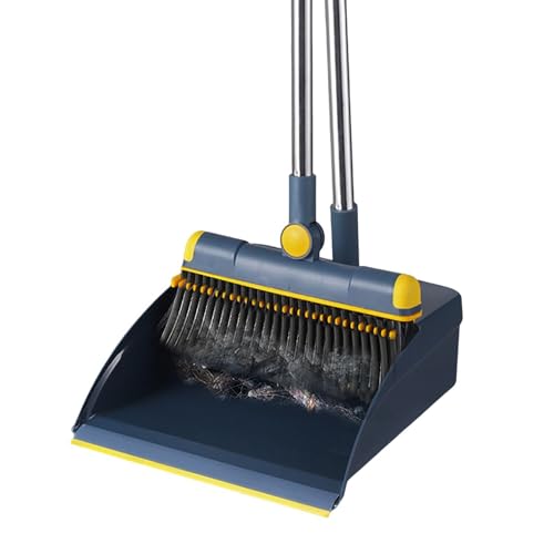 Scopa con | Set di Scopa e | Set di Scopa per Interni | Scopa Multi-Superficie e | Scopa con Manico Lungo per Soggiorno, Camera da Letto e Balcone