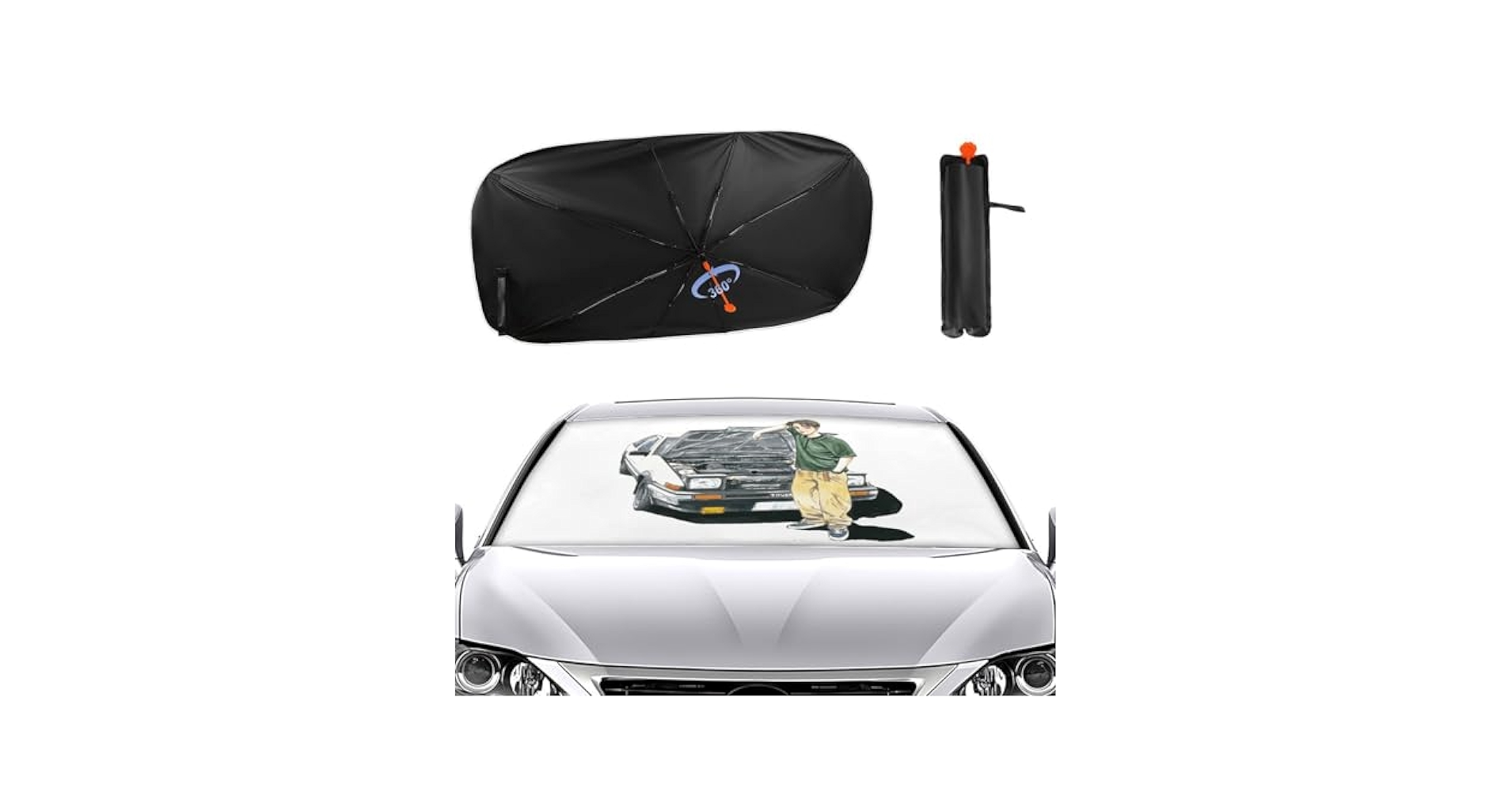 Amazon.co.jp: 車用サンシェード 頭文字d イニシャル D 藤原拓海