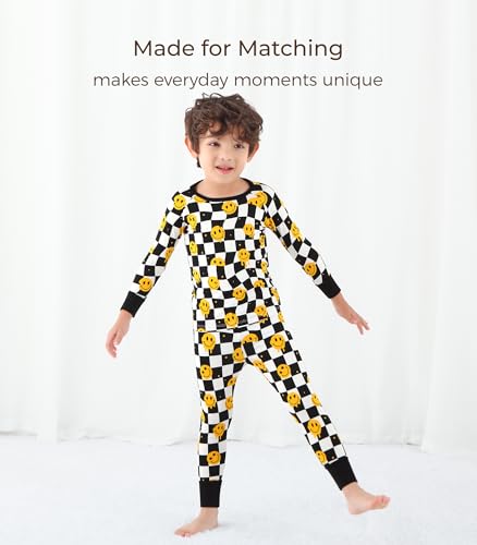 Image of Toddler Boys Girls Clothes Viscose from Bamboo Long Sleeve Top and Pants Clothing Set Soft 2Pcs Kid Outfit