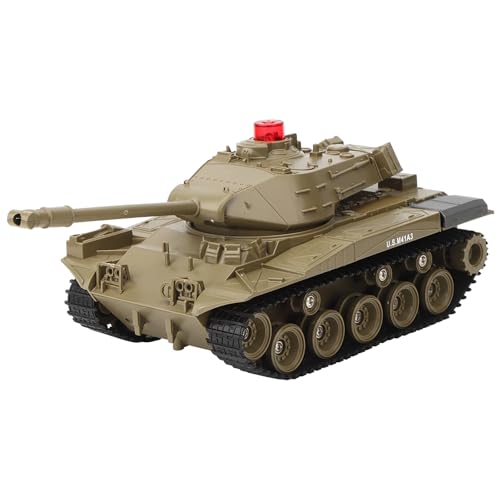 1/30 Tanque RC, 2.4Ghz Modelo de Tanque de Vehículo de Control Remoto Toy Fort 270 Grados Gira Apto para Niños Kid Toy Gift(Verde)