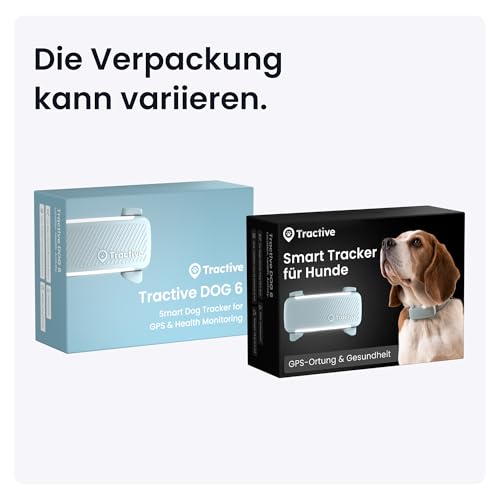 Tractive GPS Tracker Hund | 2025 Edition | Live-Ortung | Weglaufalarm | Aktivitätstracking | Gesundheitswarnungen | Bellverhalten | Empfohlen von Martin Rütter (Mint)