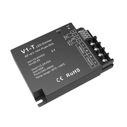 Variateur LED V1-T résout le scintillement des bandes lumineuses 12V 24V