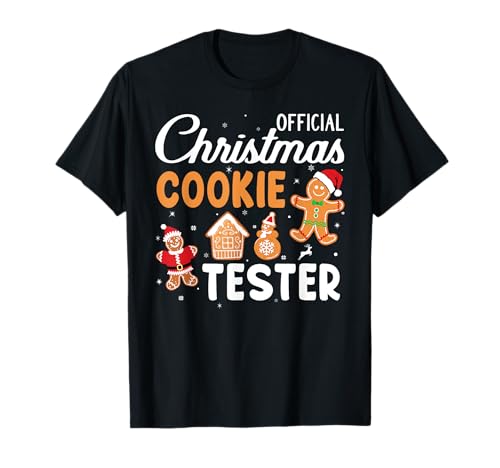Official Christmas Cookie Tester Funny Family Xmas Matching T-Shirt