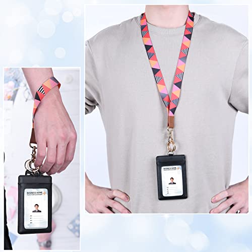 Vicloon Schlüsselband, Lanyard Umhängeband und Schlüsselbänder Wristlet, Umhängeband Universal mit Metall Ring und Hohe Qualität Leder, Zweiseitiger Druck in Voller Farbe, für Handy, Schlüssel