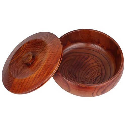 Chewtoyo Box Roti Coperchio con legno, legno più caldo e piatto casseruola Roti, per vassoio cibo e conservazione del calore, 8 cm, per Chapati Great, Roti e altri alimenti
