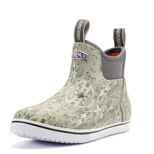 Image of SUREWAY Women's Deck Boots Professional Non-Slip Fishing & Ankle Deck Boot Waterproof Rain Boots