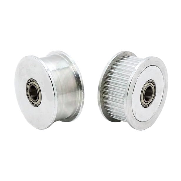 1pcs HTD3M Idler Timing Pulley 3M 15T 20T 24T 30T 40T 15Teeth 20Teeth 24teeth 30teeth 40teeth Bearing No Tooth HTD(Bore 4mm,30T-with Teeth,Belt Width 6mm)