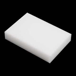 White HDPE Plastic Block 3/4" Thick, 3" X 4-1/2" High-Density Polyethylene Sheet