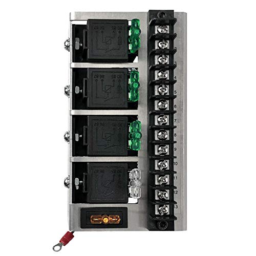 Mgi Speedware Fused Relay Box And 12Vdc Wiring Kit (4 Relay) #TOP3