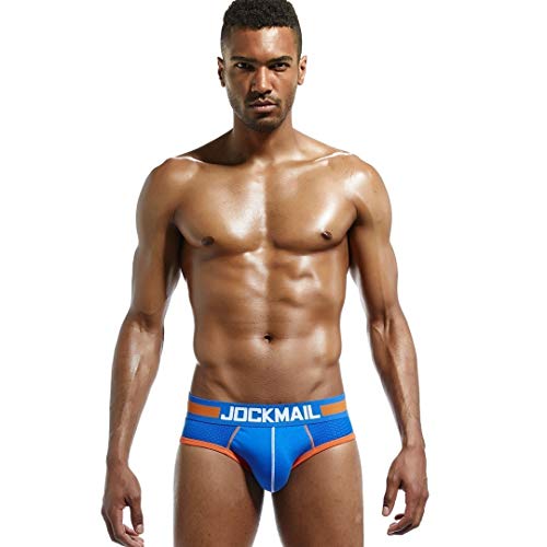 JOCKMAIL Men Underwear Briefs Mesh Men Panties Sexy Men Briefs Underwear Sleepwear
