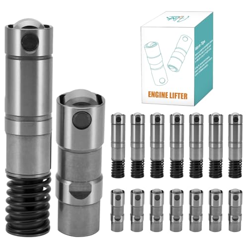 AULINK (OEM Parts) 16Pcs Active Fuel Management Valve Hydraulic Roller Lifters Compatible with GMC Cadillac Chevy Buick Pontiac 4.3L 5.3L 6.0L 6.2L, Replace 12569256 12645725 12680871 12571595