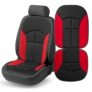 Walser Novara Auto-Sitzauflage Schwarz-Rot