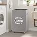 WOWLIVE Large Rolling Laundry Basket Wheels 90L Collapsible Tall Laundry Hamper Handle Foldable Dirty Clothing Basket Fold up Rectangular Hampers for Laundry Dorm Room (Grey)