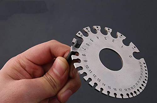 Calibrador de alambre y diámetro de acero inoxidable miniatura 2