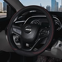 VONTER Fiber Leather Car Steering Wheel Cover,Round D Type Universal 15 Inch Breathable Anti Slip Auto Steering Wheel Covers For Car Truck SUV(Blue) - Walmart Supplies